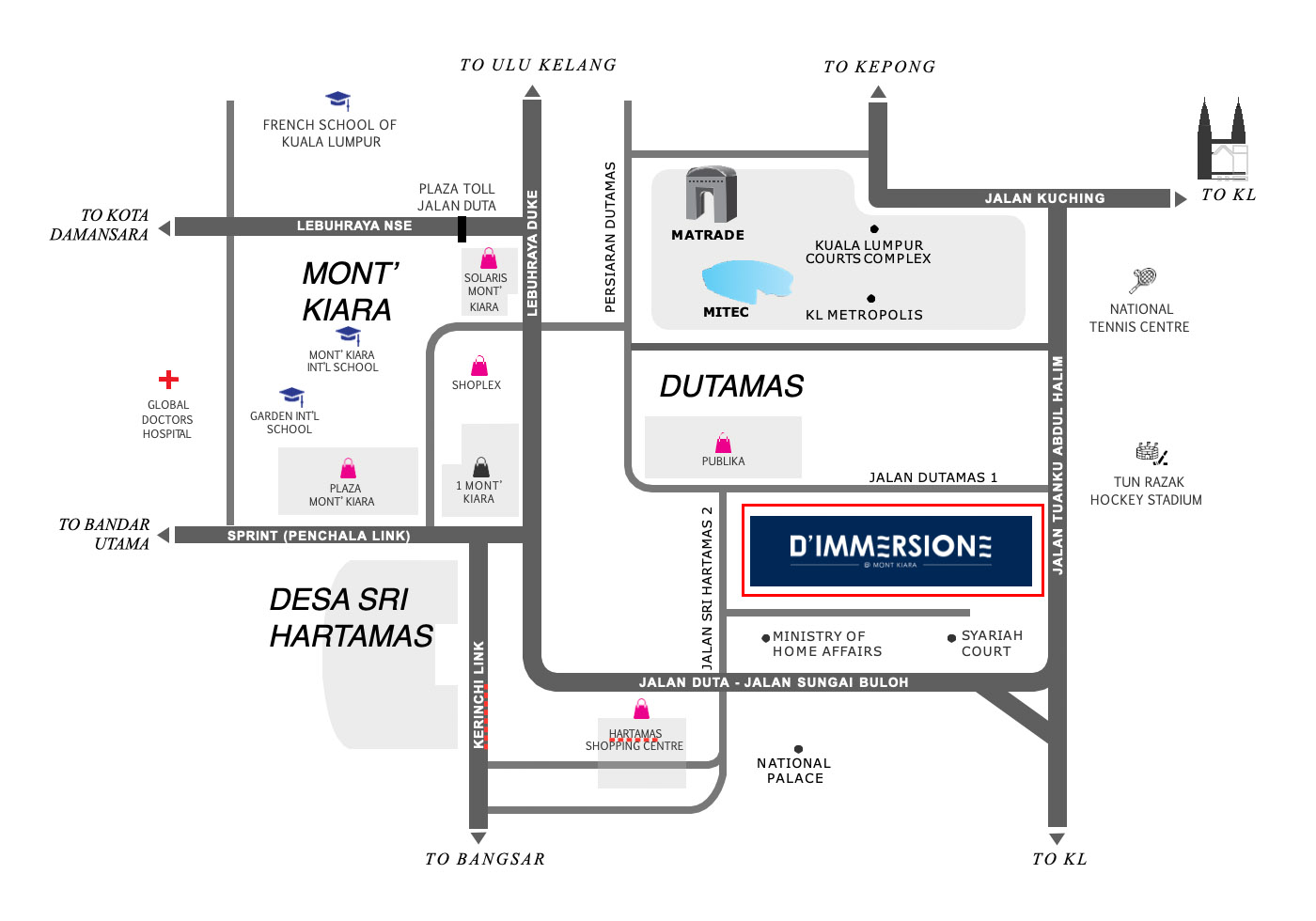 D’IMMERSIONE区位图