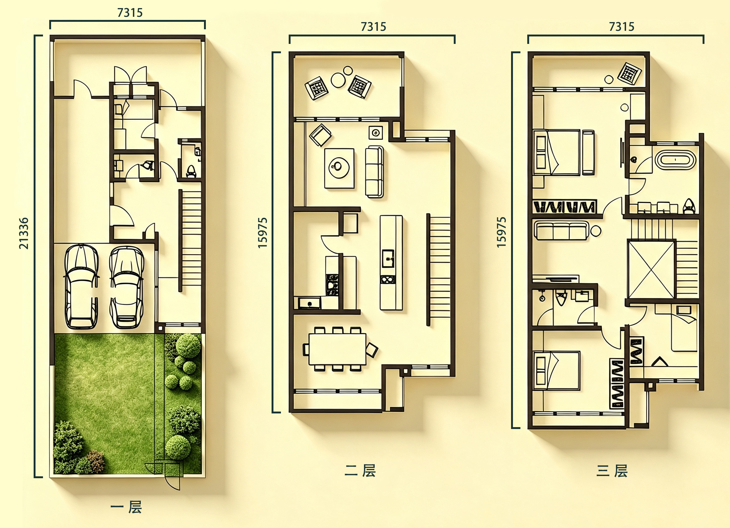 4房2卫,占地面积156㎡,房屋面积311㎡